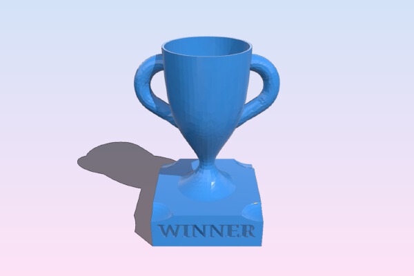 Trophy - "Winner" | 3d print model