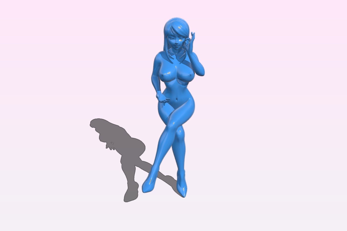 Anime style girl