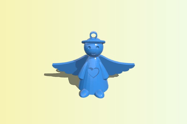 Christmas Angel Ornament | 3d print model