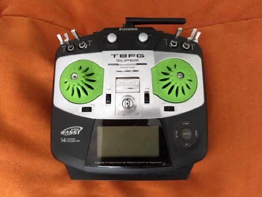 Futaba T8FG gimbal protectors | 3d print model