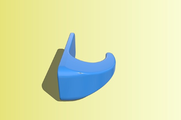 Medium Command Hook | 3d print model