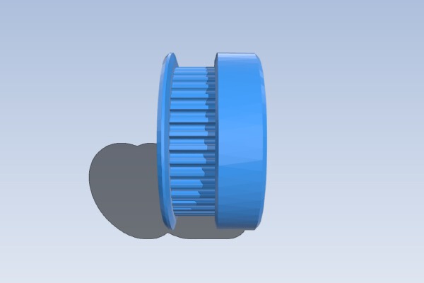 Belt Gear GT2_40teeth_ Driving for Rev Robotics Hex Axles | 3d print model