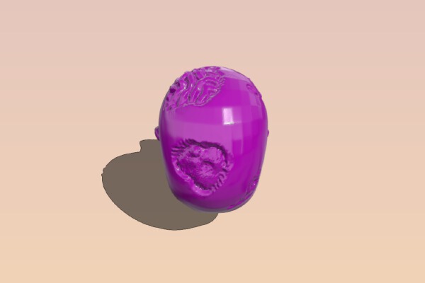 Zombie pen holder – head | 3d print model