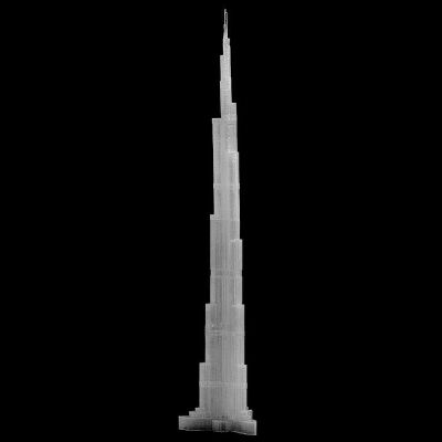 The Burj Khalifi Tower in Dubai #SeeTheWorld | 3d print model