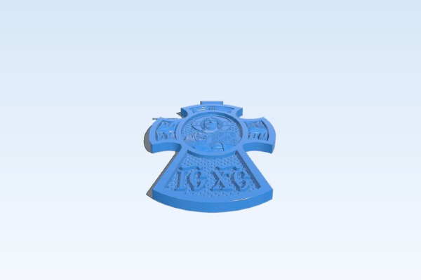 Cross symbol pattern | 3d print model