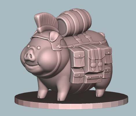 Pack Pig | 3d print model