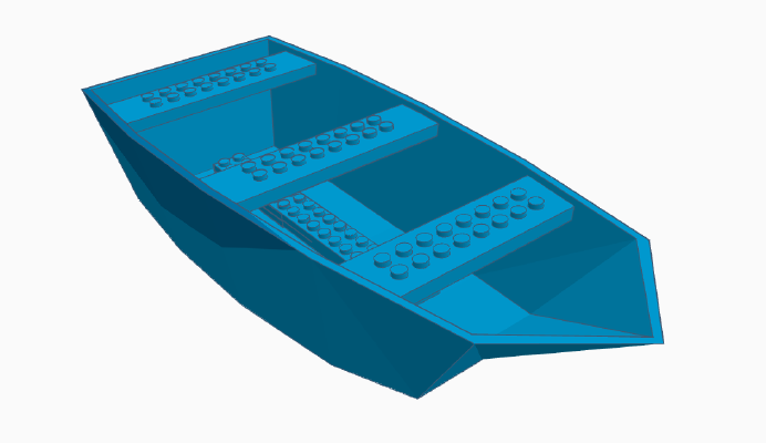 Lego boat hull | 3d print model