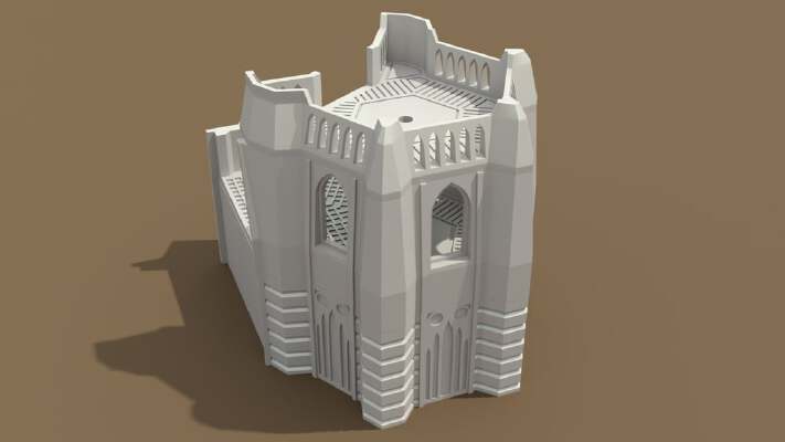 BASTION – TOWER CORNER | 3d print model