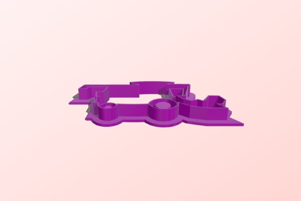 Combine cookie cutter | 3d print model