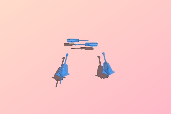 Gundam Barbatos Weapons | 3d print model