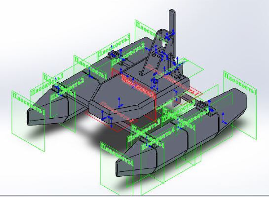 catamaran_rc_boat | 3d print model
