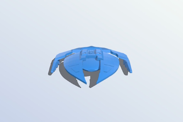 Jem Hader Attack Ship | 3d print model