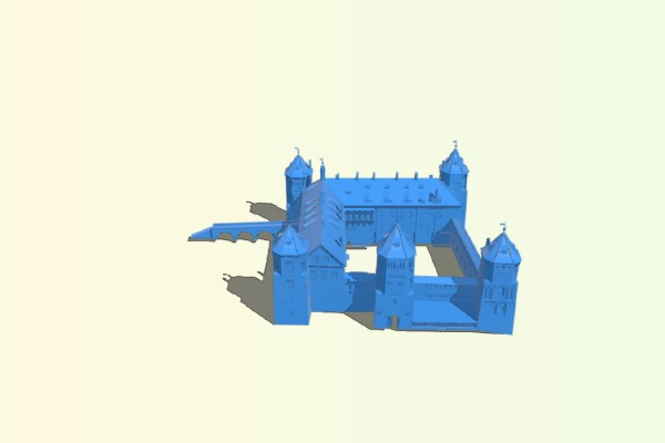 Mir Castle Complex | 3d print model