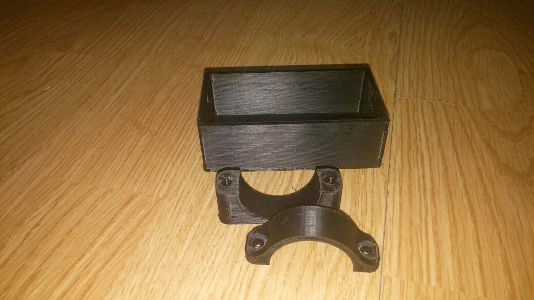 Ebike wattmeter holder