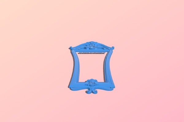 Mirror frame pattern | 3d print model