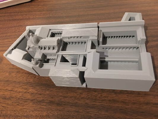 Monastery at Monte Cassino | 3d print model