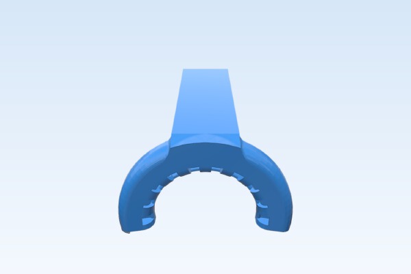 Hypercube Semi Circular Fan Duct For E3D Clone Hotends | 3d print model
