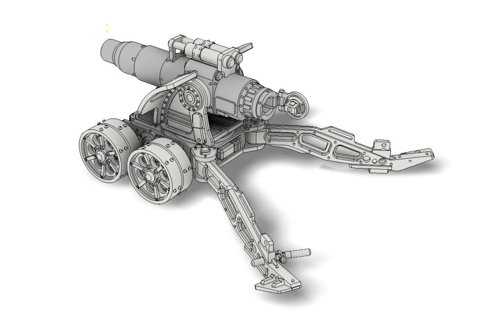 Perseus Heavy Siege Gun Carriage