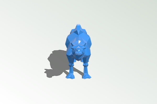 Camel low poly | 3d print model