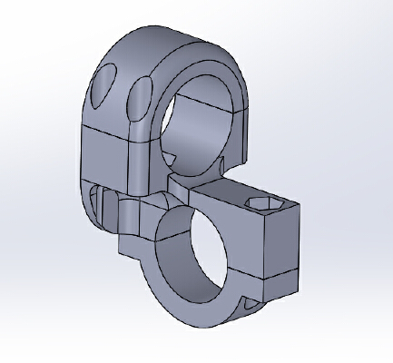 Flashlight bike mount | 3d print model