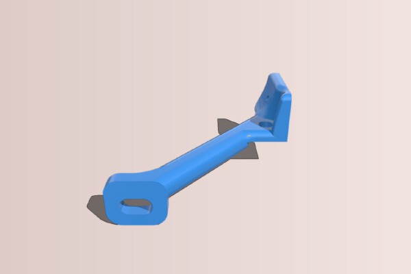 Z-axis Lower Motor Mount Support with Integral Z-axis Endstop | 3d print model