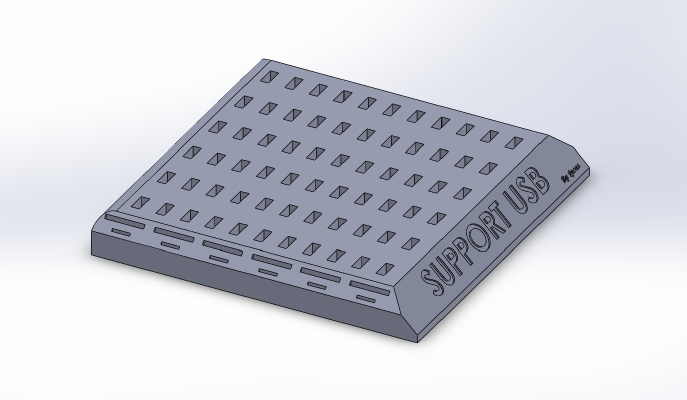 USB holder _ Support USB | 3d print model