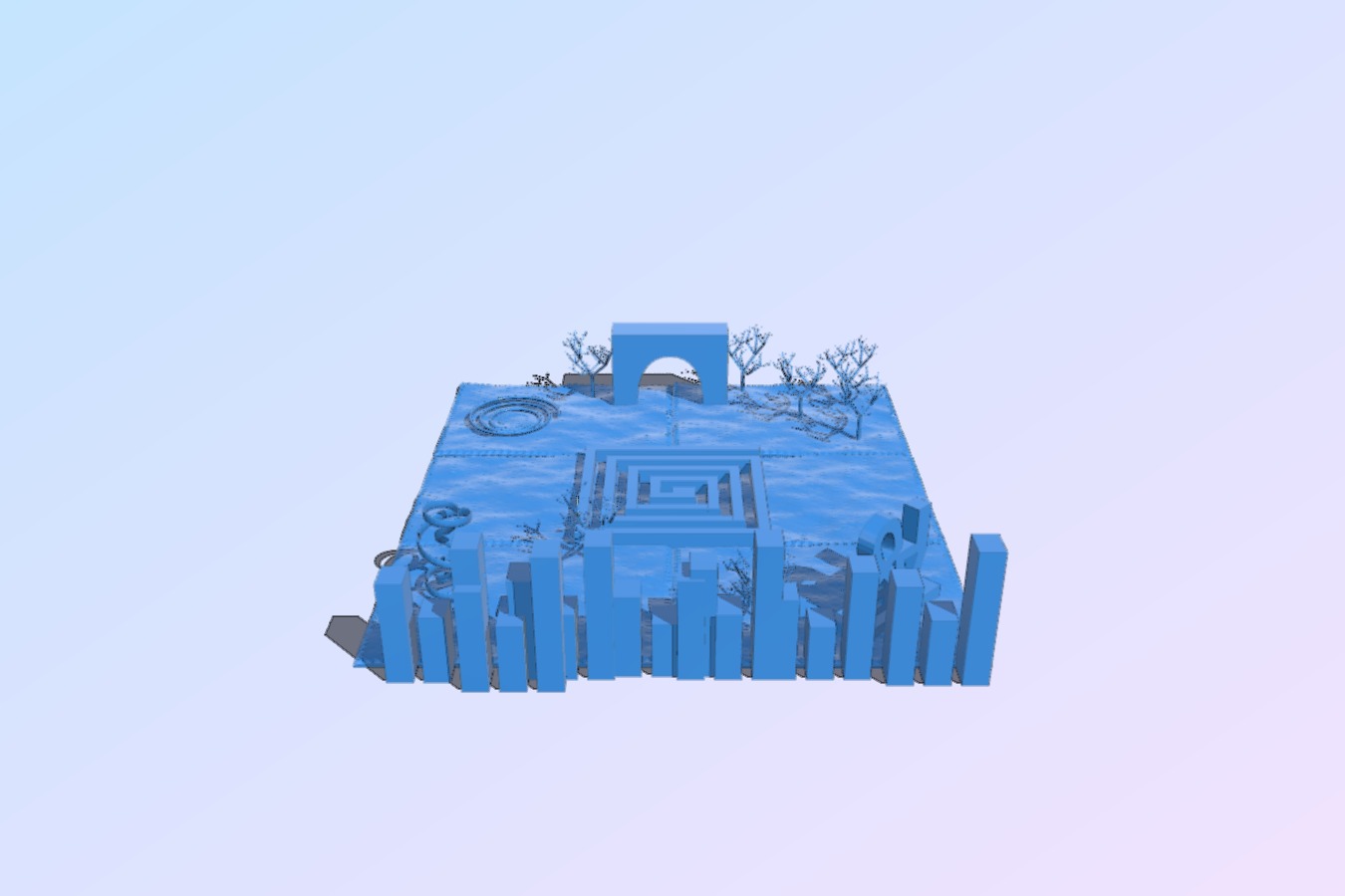 Sculpture Park Layout
