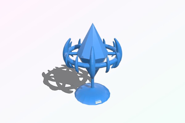 Starcraft pylon protoss V2 with stand | 3d print model