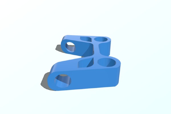 iFlight SL5_XL5 Crossfire Immortal T V2 Antenna Mount | 3d print model