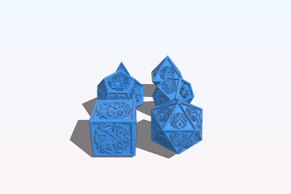 Cthulhu Dice | 3d print model