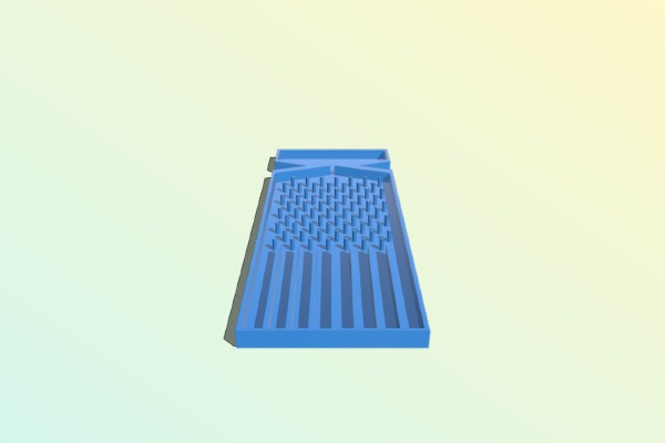 Quincunx or Galton board | 3d print model