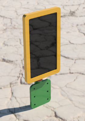 solar panel mounting bracket | 3d print model