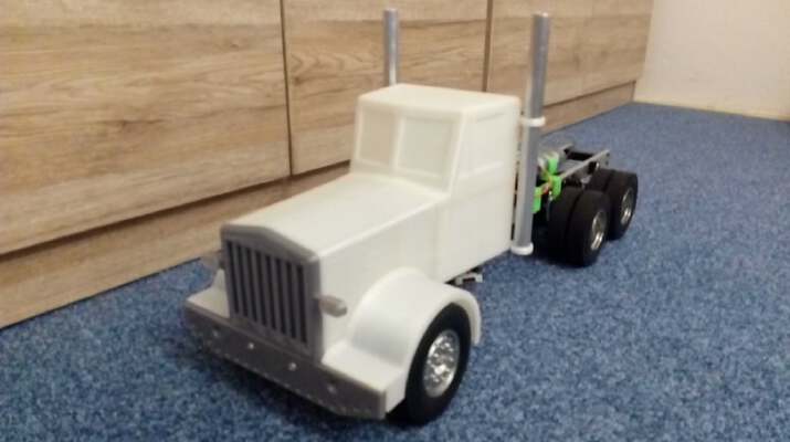 Old truck cabin for 1:14 models | 3d print model