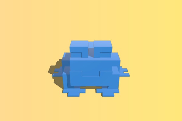 Minecraft frog | 3d print model