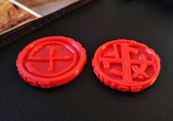 Remix Geocache Logo Token | 3d print model