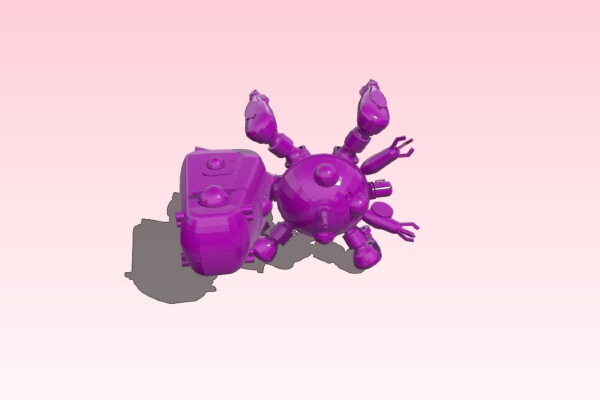 Robot tachikoma | 3d print model