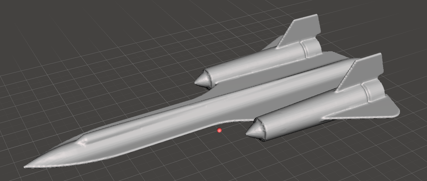 Thicker Wings SR71 Blackbird