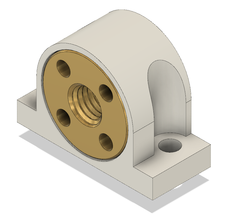 Leadscrew Nut Support Block