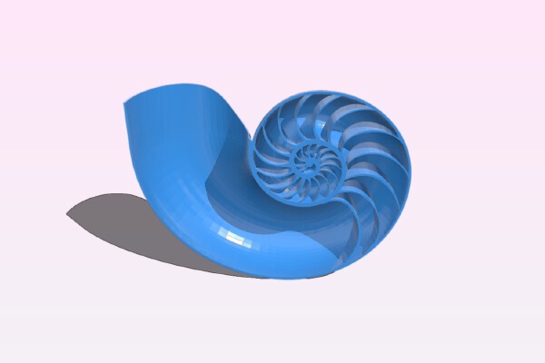 Nautilus Shell | 3d print model