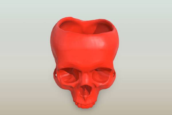 Skull bowl | 3d print model