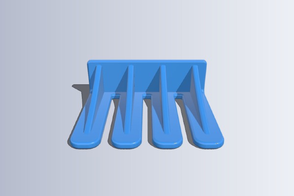 Cable Commander Eurorack Patch Cable Hanger | 3d print model