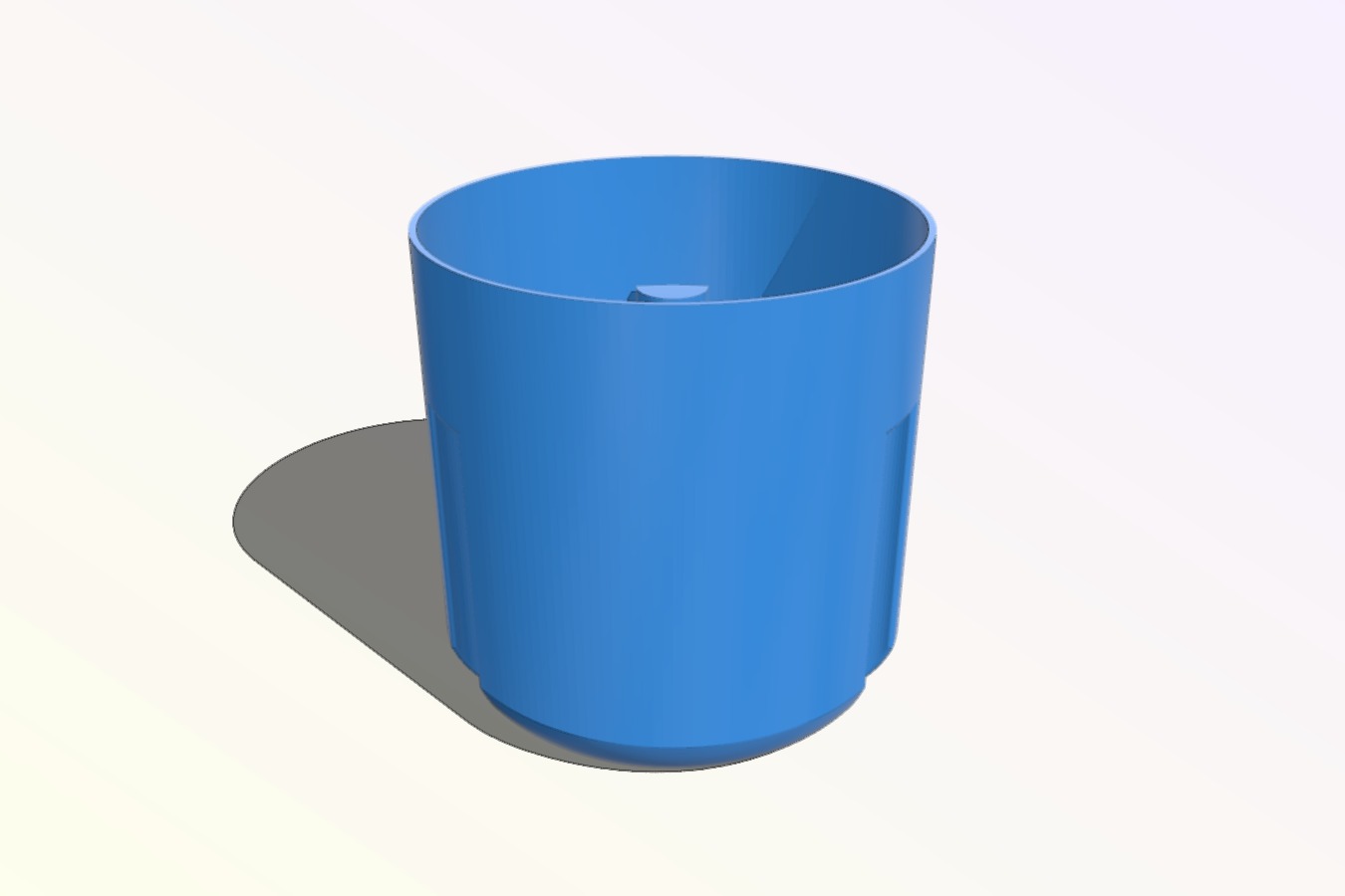 Modern Flower Pot with Wood Dowel Legs
