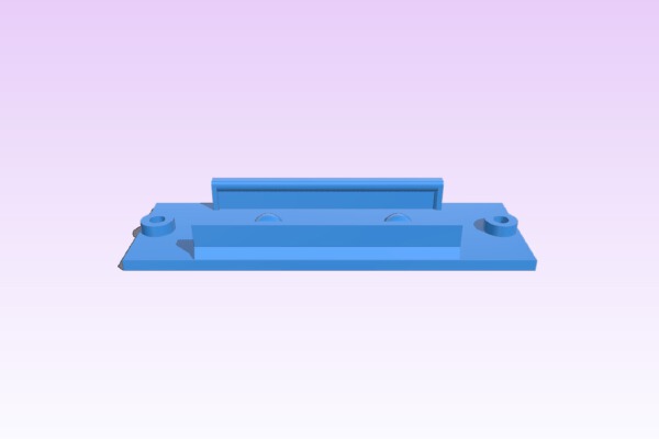 Friction mount for compact relay module and small SMPS, for 3d printer power control | 3d print model