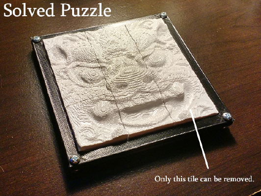 Customizable Slide Puzzle | 3d print model