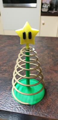 Mario Star Christmas Tree | 3d print model