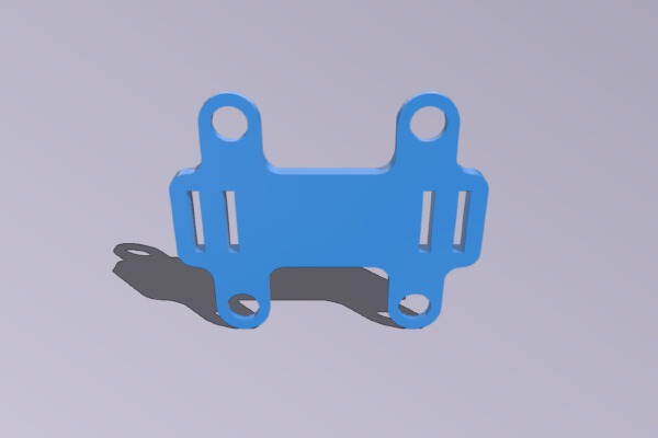 Mobius clean plate for Hoverthings FLIP 260 mini quad | 3d print model