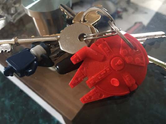 Millenium Falcon keyring RFID | 3d print model