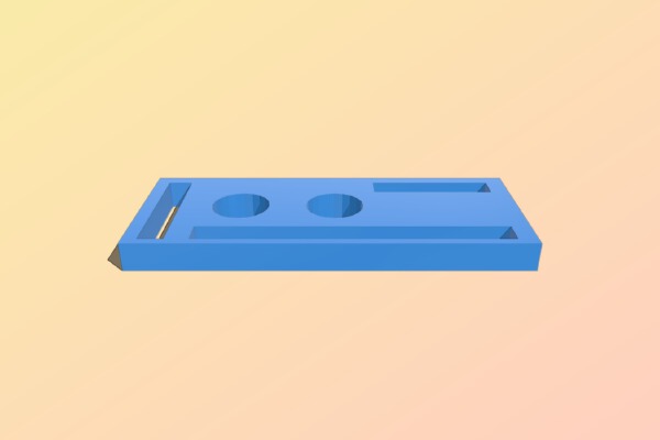 OX CNC EndStop Mounting Plate | 3d print model