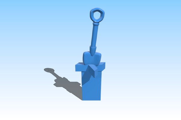 Bookmark " X marks the spot" | 3d print model