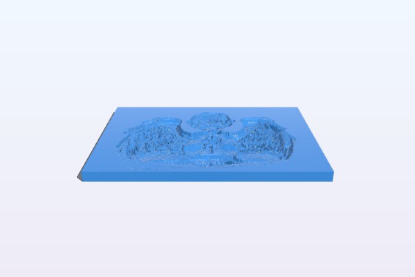 Lithophane d'ange | 3d print model
